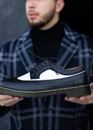 Dr martens 1461 low black white🖤36рр - 45рр🖤туфли доктор мартинс, мартинсы4 фото