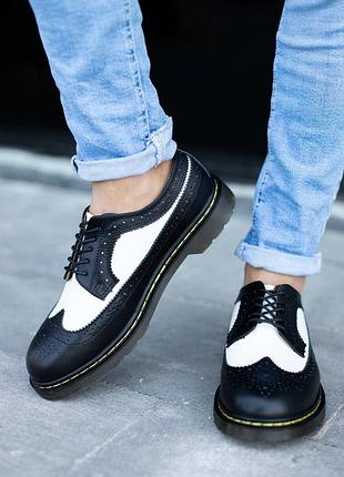 Dr martens 1461 low black white🖤36рр - 45рр🖤туфли доктор мартинс, мартинсы3 фото