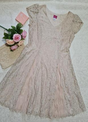 Кружевное нарядное платье, с подкладкой, длина например на пост 170  ниже колена6 фото