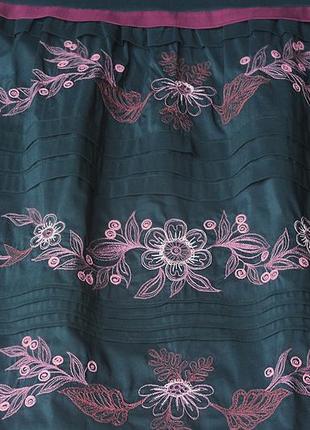 Літнє плаття з бавовни з авторською вишивкою "аромат ягід"2 фото