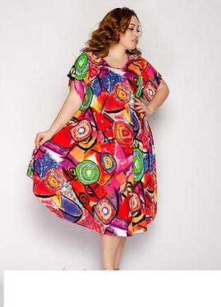 Платье миди из натуральной ткани штапель хлопок4 фото