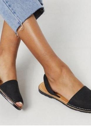 Фірмові шкіряні босоніжки avarca(іспанія)