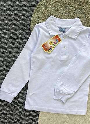 Шикарний білосніжний поло