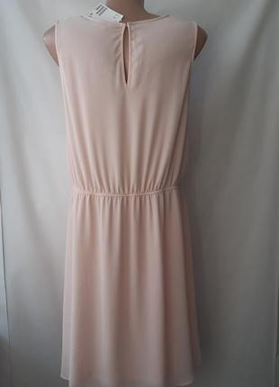 Коктейльное платье  нюдового цвета h&m4 фото