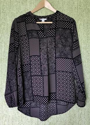 Женская легкая свободная шифоновая блуза amisu, женская легкая свободная шифоновая блузка3 фото