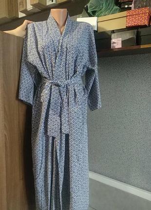 Платье халат натуральная ткань под стиль balmain