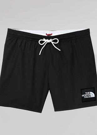 Стильні чоловічі літні пляжні шорти плавки купальні шорти the north face чорні