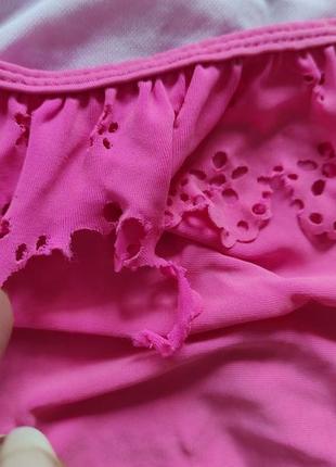 Купальник комплект набор розовый ментоловый тиффани кружевной низ верх4 фото
