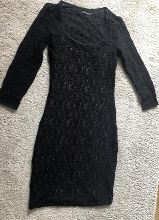 Платье плаття саваж savage 40 34 xs чёрное вечернее коктейльное