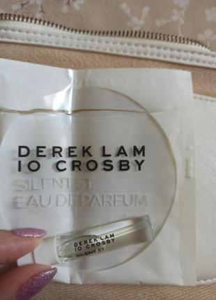 Духи туалетная вода пробник derek lam io crosby1 фото