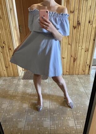 Платье от h&m с открытыми плечами 🌈 4
