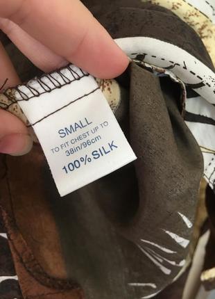 Шовкова сорочка накидка casual club4 фото