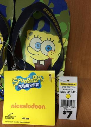 В'єтнамки дитячі nickelodeon, s,m,l6 фото