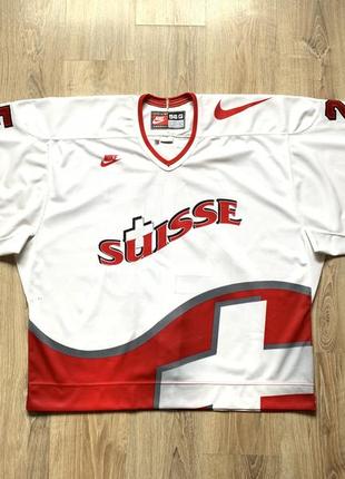 Чоловіча вінтажна хокейна джерсі nike switzerland 1996