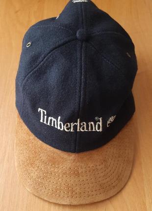 Тепла вінтажна шерстяна-вовняна кепка/бейсболка timberland vintage made in usa1 фото