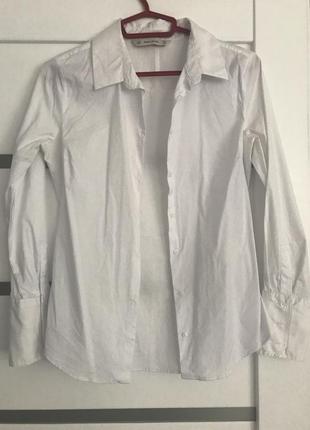 Белая блузка zara