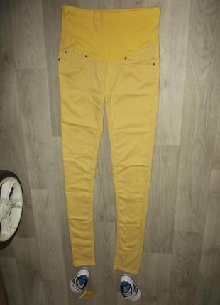 Классные желтые штаны джинсы для беременных.rooster3 фото