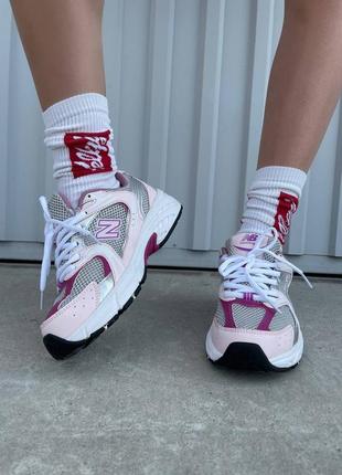 New balance 530 pink/purple
женские розовые фиолетовые кроссовки беланс жіночі рожеві фіолетові кросівки1 фото