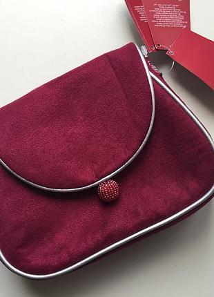 Замшева косметичка