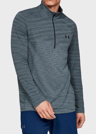 Under armour мужской серый лонгслив vanish seamless 1/2 zip1 фото