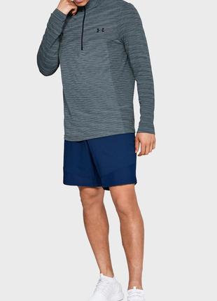 Under armour мужской серый лонгслив vanish seamless 1/2 zip3 фото