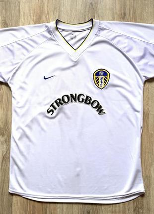 Колекційна вінтажна футбольна джерсі nike leeds united fc