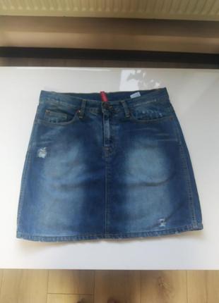 Стильна джинсова спідниця