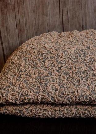 Жакардовий чохол дивандек на диван + 2 крісла без спідниці