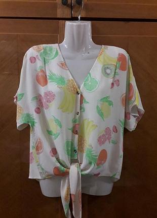 Warehouse р.12 вискозная  красивая блуза