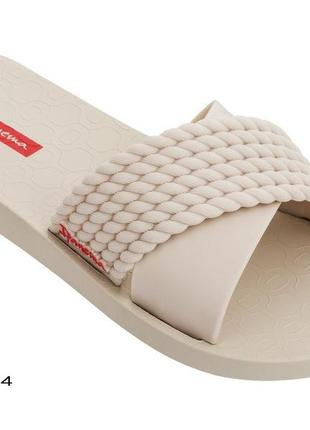 Шлепанцы женские ипанема ( ipanema streetfem) модель 26400 бежевый.