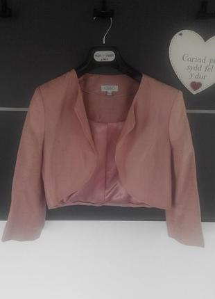 Коротенький жакет, болеро бежевого кольору; kaliko; s/m