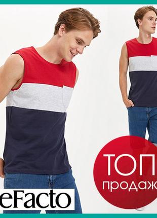 Чоловіча майка defacto в смужку