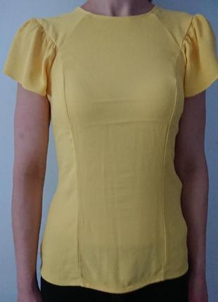Нежная блуза zara woman, летняя блузка/ футболка из вискозы
