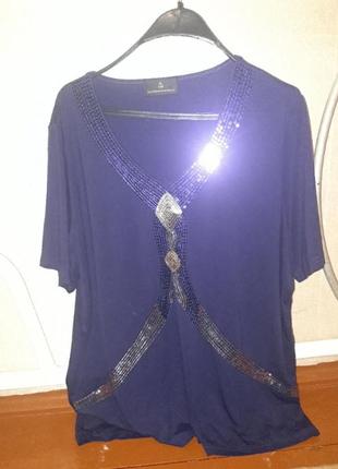 Футболка 50 розмір фіолетова