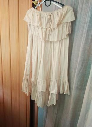 Легке плаття на пляж пляжне new look