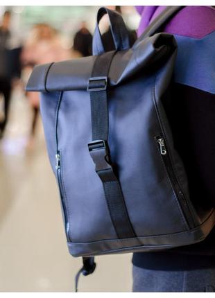 Рюкзак ролл sambag унисекс rolltop lzt черный2 фото