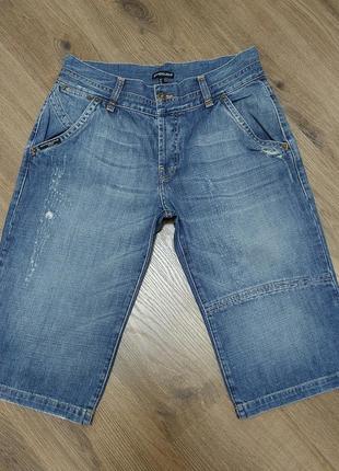Bandolera джинсовые свободные шорты на болтах с декоративными рванками потёртостями3 фото