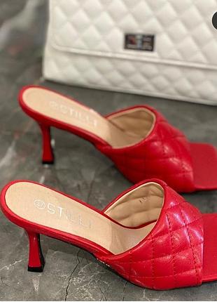 Жіночі шльопанці мюли на зручному підйомі