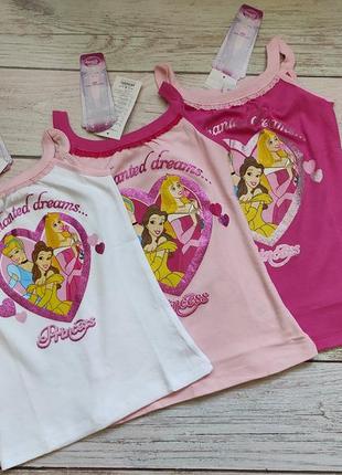 Майки для дівчат disney princess 116-134см