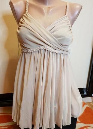 Блузка  беж divided