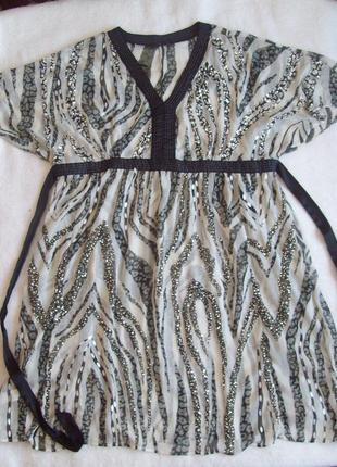 Сукня парео шифон, довжина 107 див.