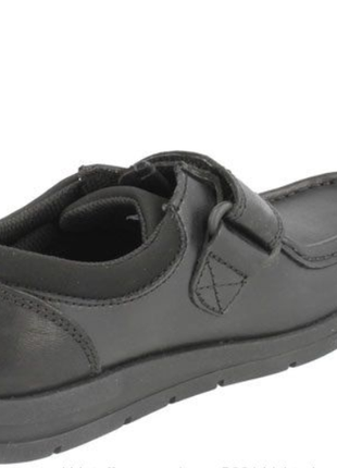 Р.33. 5  clarks  черные школьные кожаные туфли  оригинал3 фото