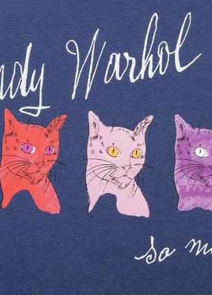 Дитяча футболка uniqlo "cat are purrfect" collection by andy warhol
