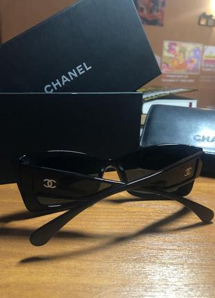 Чёрные очки шанель классика оригинал chanel original5 фото