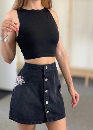 Джинсовая юбочка denim co размер 38‼️роспродажа‼️