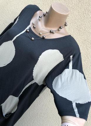 Трикотаж блуза,футболка в горохи,премиум бренд,hopsach,стиль annette gertz,oska,drykorn6 фото