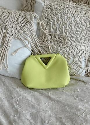 Сумка bottega lime6 фото