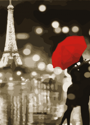 Картина за номерами artstory 40*50 романтичний париж