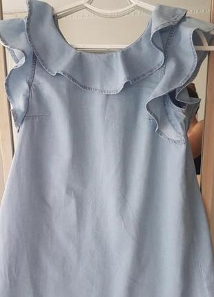 Платье f&f 11-12л. можно xs 100%coton 3