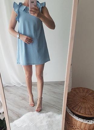 Платье f&f 11-12л. можно xs 100%coton 2